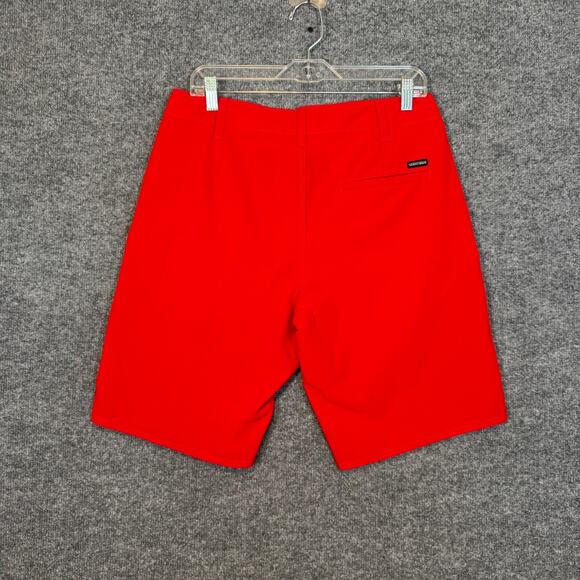 Vans Swim Trunks Mens 32 Red Vanphibians Board Shorts Belt Loops Hybrid Beach - Picture 7 of 8